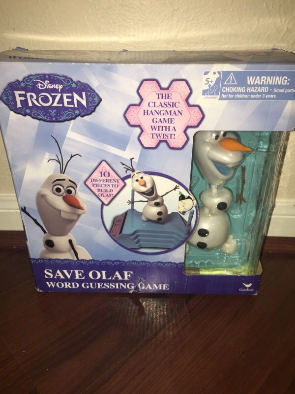 Disney Frozen Save Olaf word guessing game! Brand New!