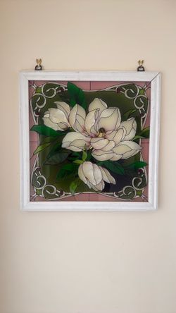 Glass wall portrait