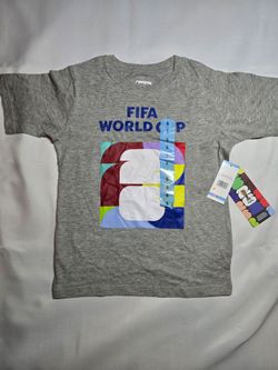 FIFA World Cup 2026 Official Licensed Youth Graphic T-Shirt Gray
