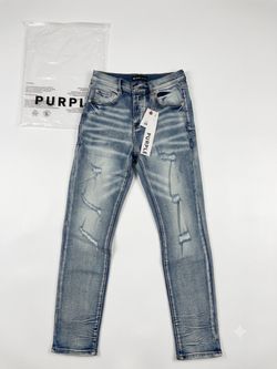 Purple jeans