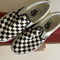 Slip -On Vans  Checkerboard Shoe