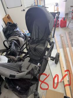 twin seat front and back stroller for baby