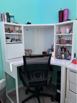 White desk