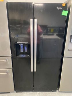 Whirlpool Black Side-by-Side Refrigerator