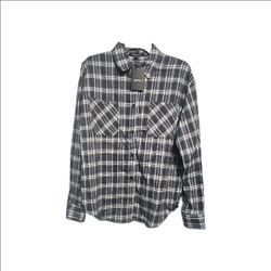 Forever 21 Plaid Flannel Button-Up Shirt