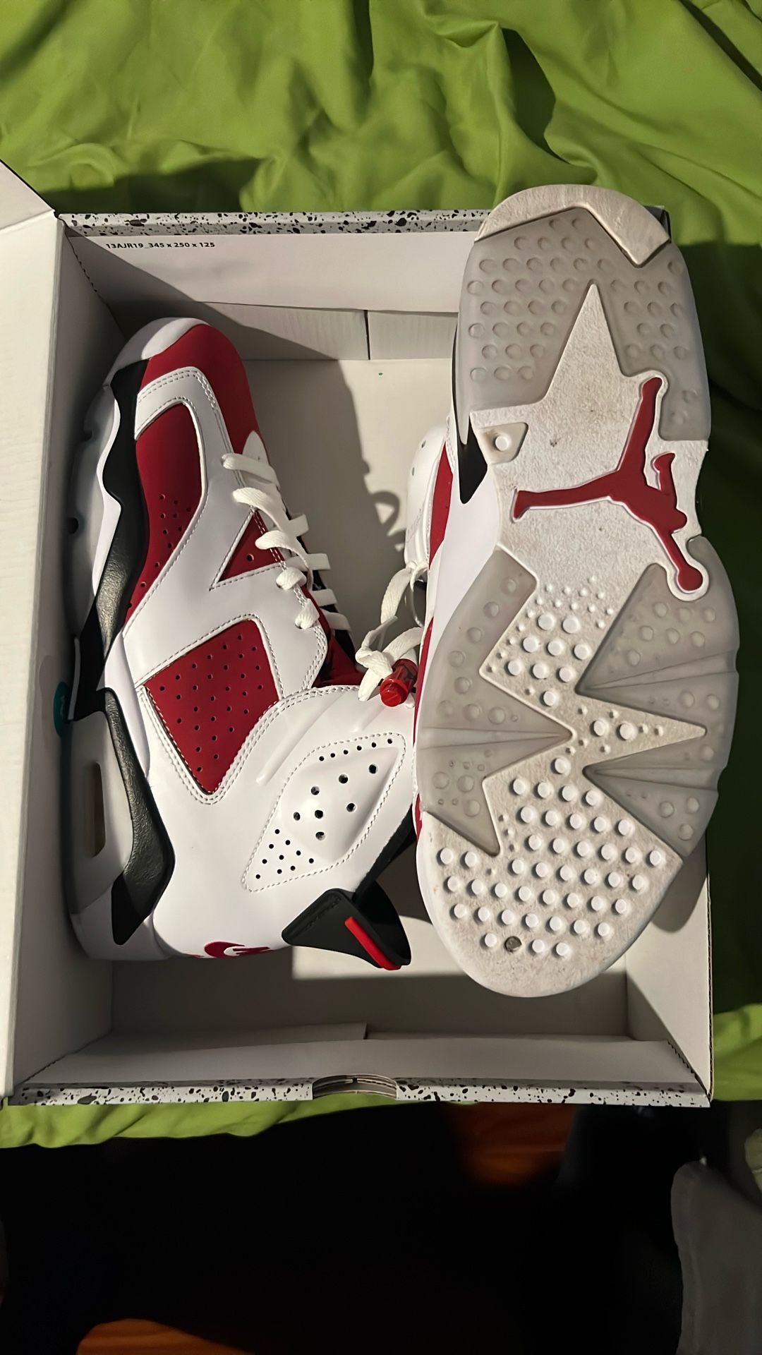 Air Jordan 6 Retro Carmine Size 10 men’s