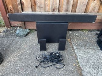 Vizio Sound Bar and Subwoofer with Surround Speakers - No Remote