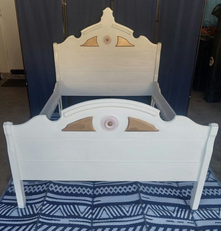Little Girls Bedroom Set Refurbished Shabby Chic Handpainted