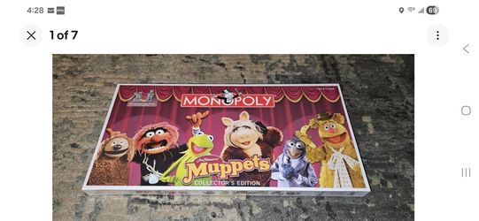 Jim HENSON'S Muppets Collector's Edition Monopoly (2003) BRAND NEW & Sealed!!
