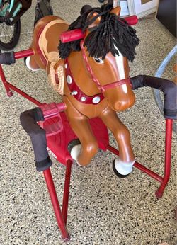 Interactive spring riding horse