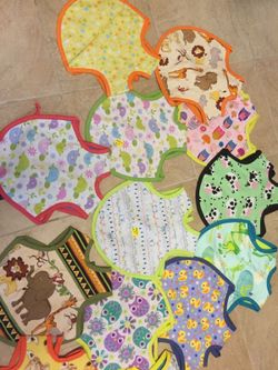 Fits 5-18 months bibs, made to order 8.00 each