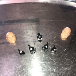 Fodder Parts Symbiote Head And Hands And Kingpin Heads X2