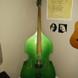 Upright Bass Double Bass Rockabilly Custom Paint