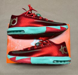 Nike KD 6 Christmas Kevin Durant Men’s size 14 Basketball shoes Rare!