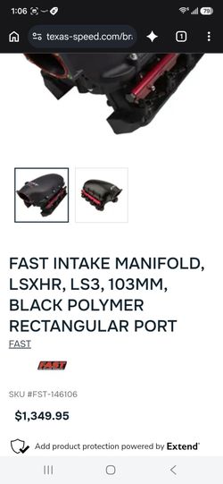 Fast lsxhr intake manifold ls3