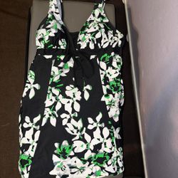 Brand New Size (16/18) Full Body Tropical Bathing Suit 