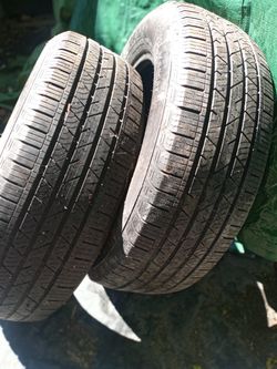 2 CONTINENTAL CROSS CONTACT TIRES