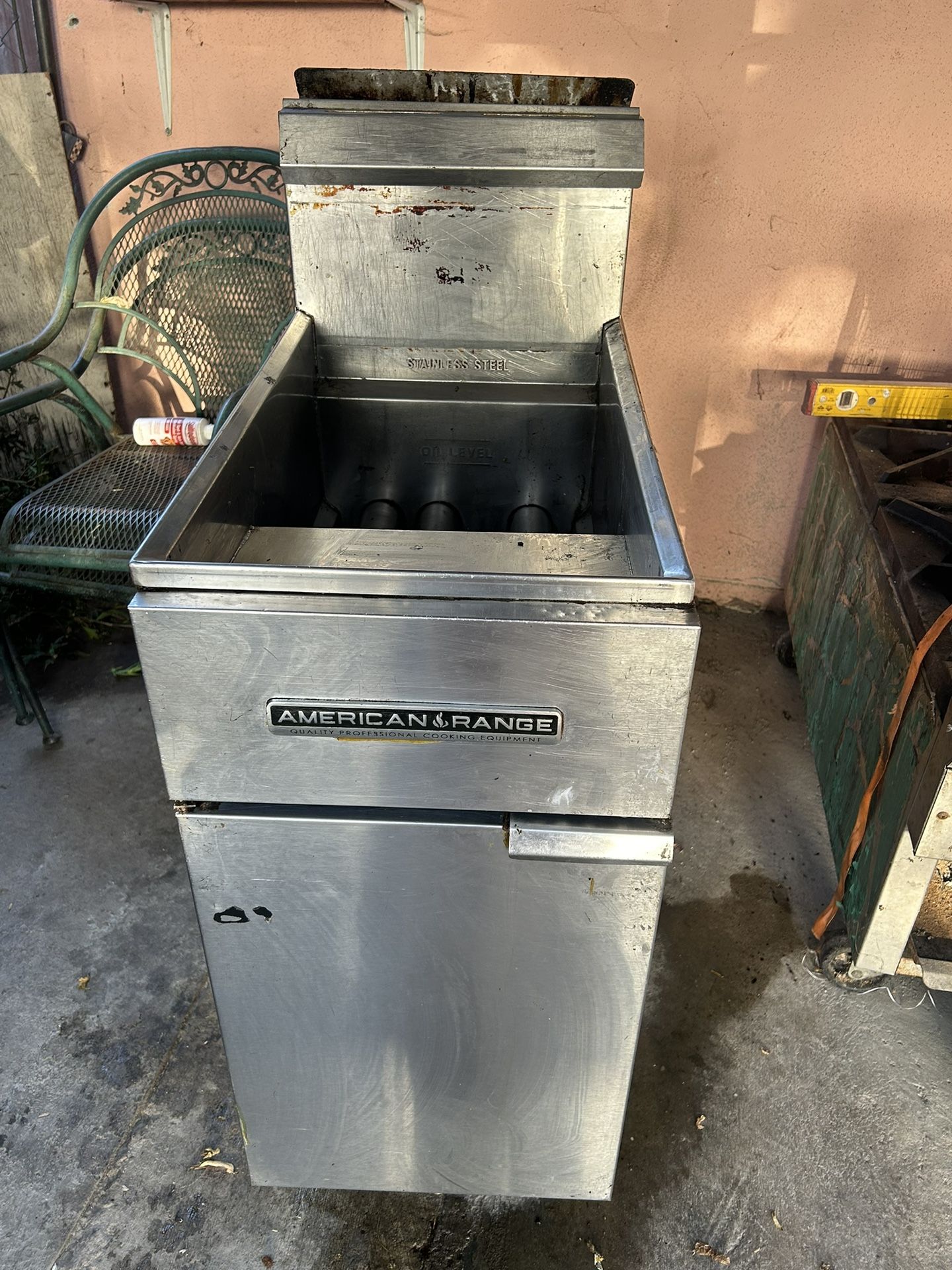 Stainless steel fryer machine, commercial