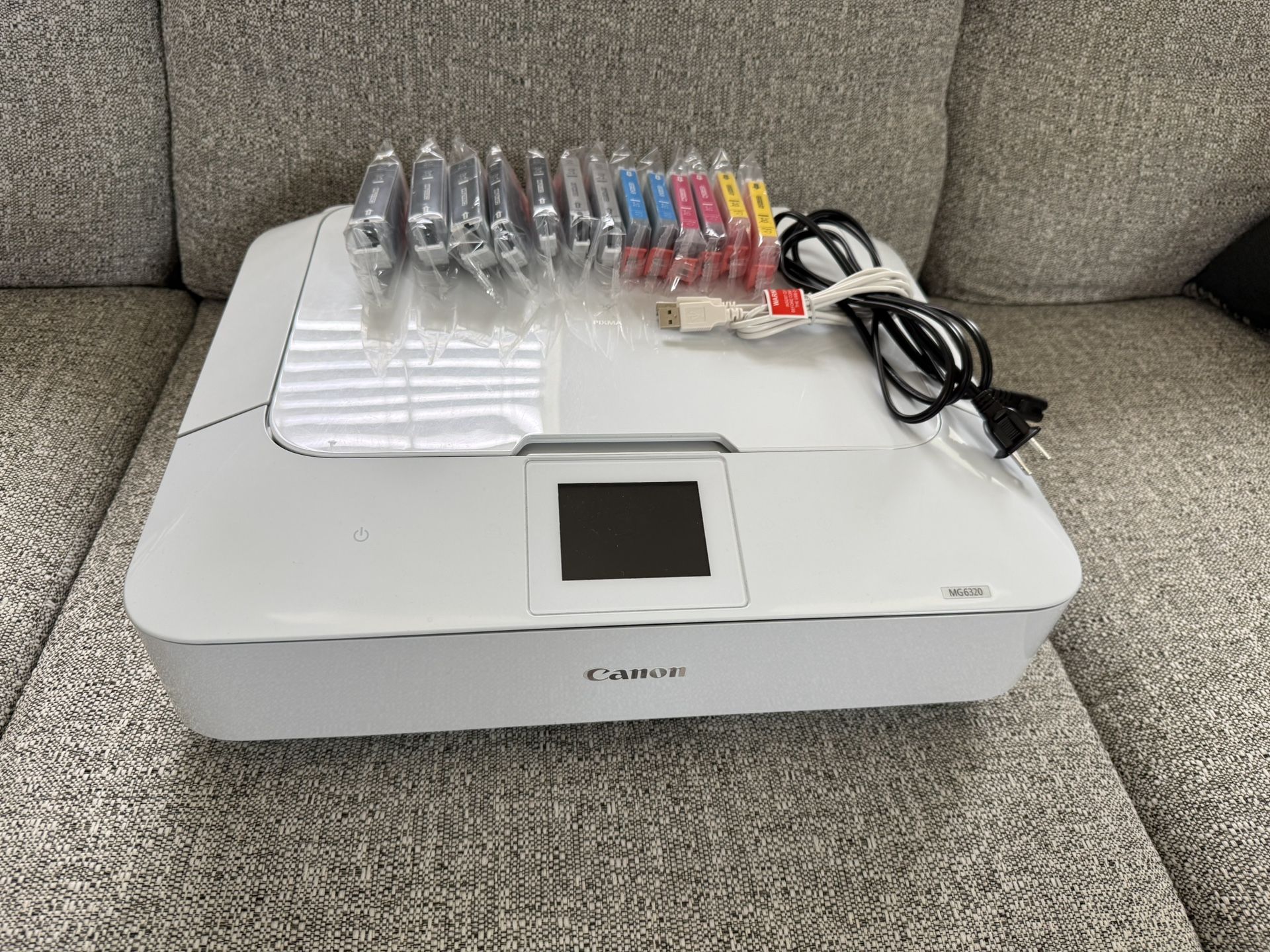 Canon Printer with Ink Cartridges