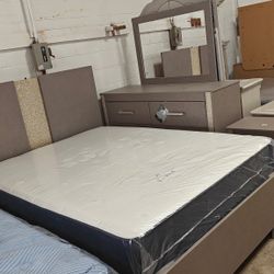 NEW BEDROOM SET QUEEN SIZE FREE DELIVERY 🚚 