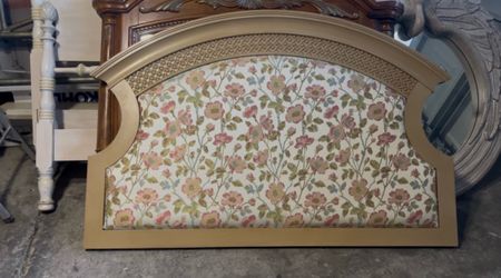 Floral headboard