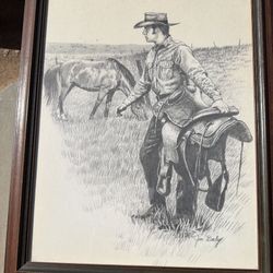 Western Picture Cowboy 