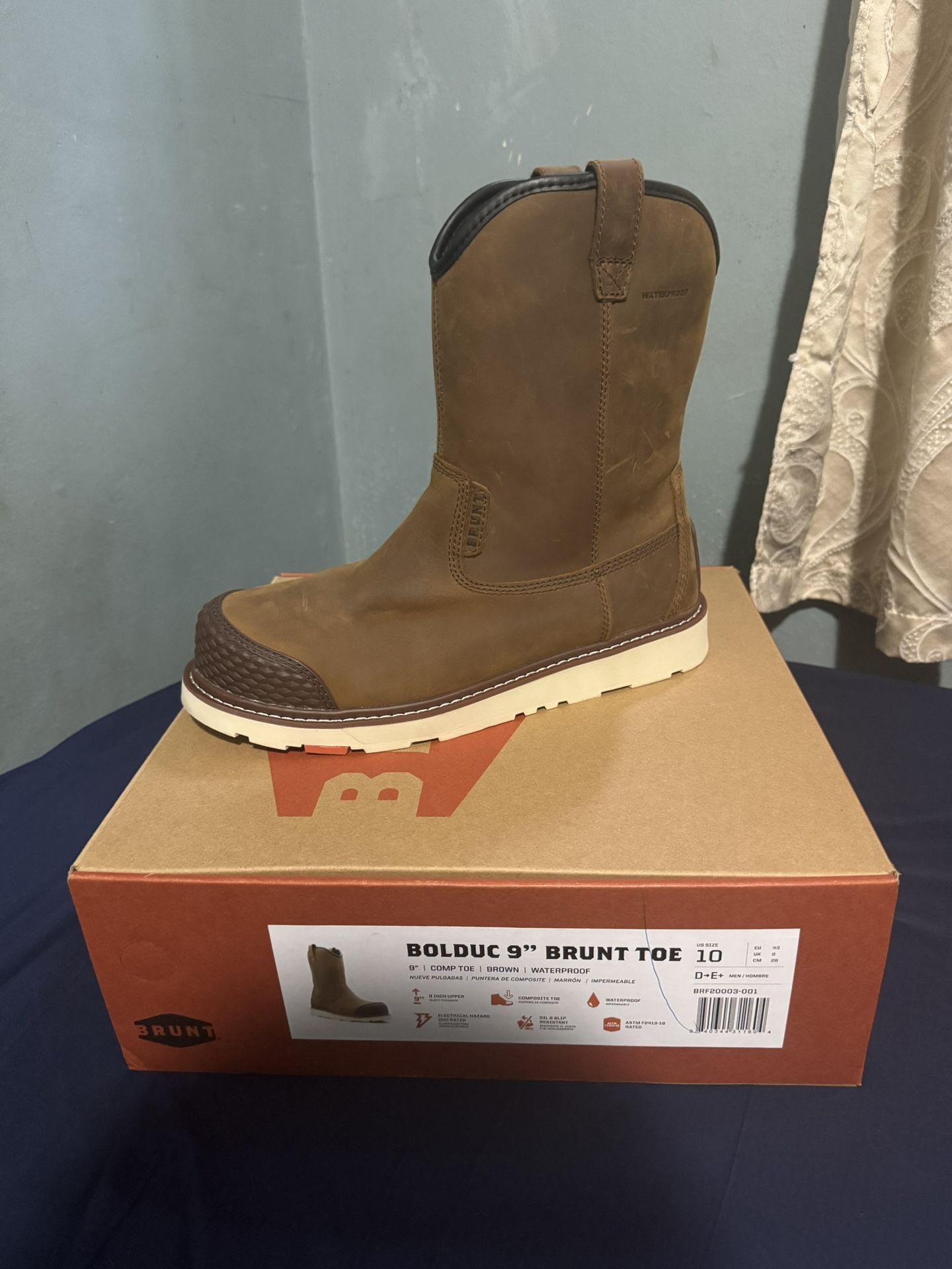 Brunt Work Boots Size 10