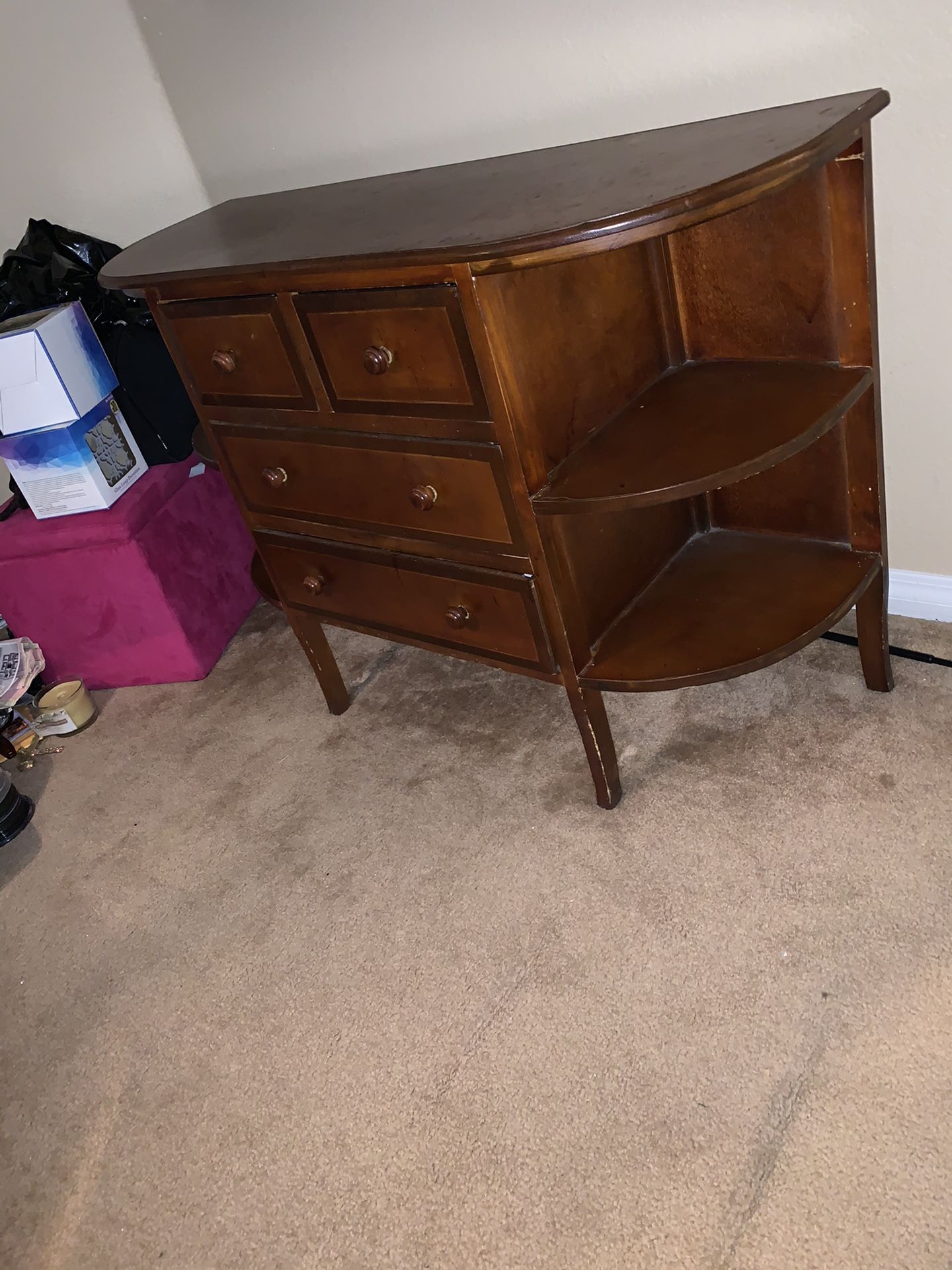Real wood antique desk.