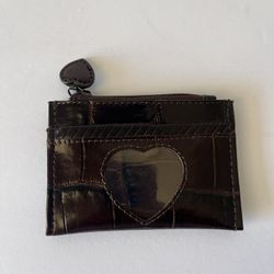 Brighton Small Leather Credit Card/Coin Wallet 