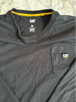 Cat Men’s Long sleeve T-Shirt Black Size XL
