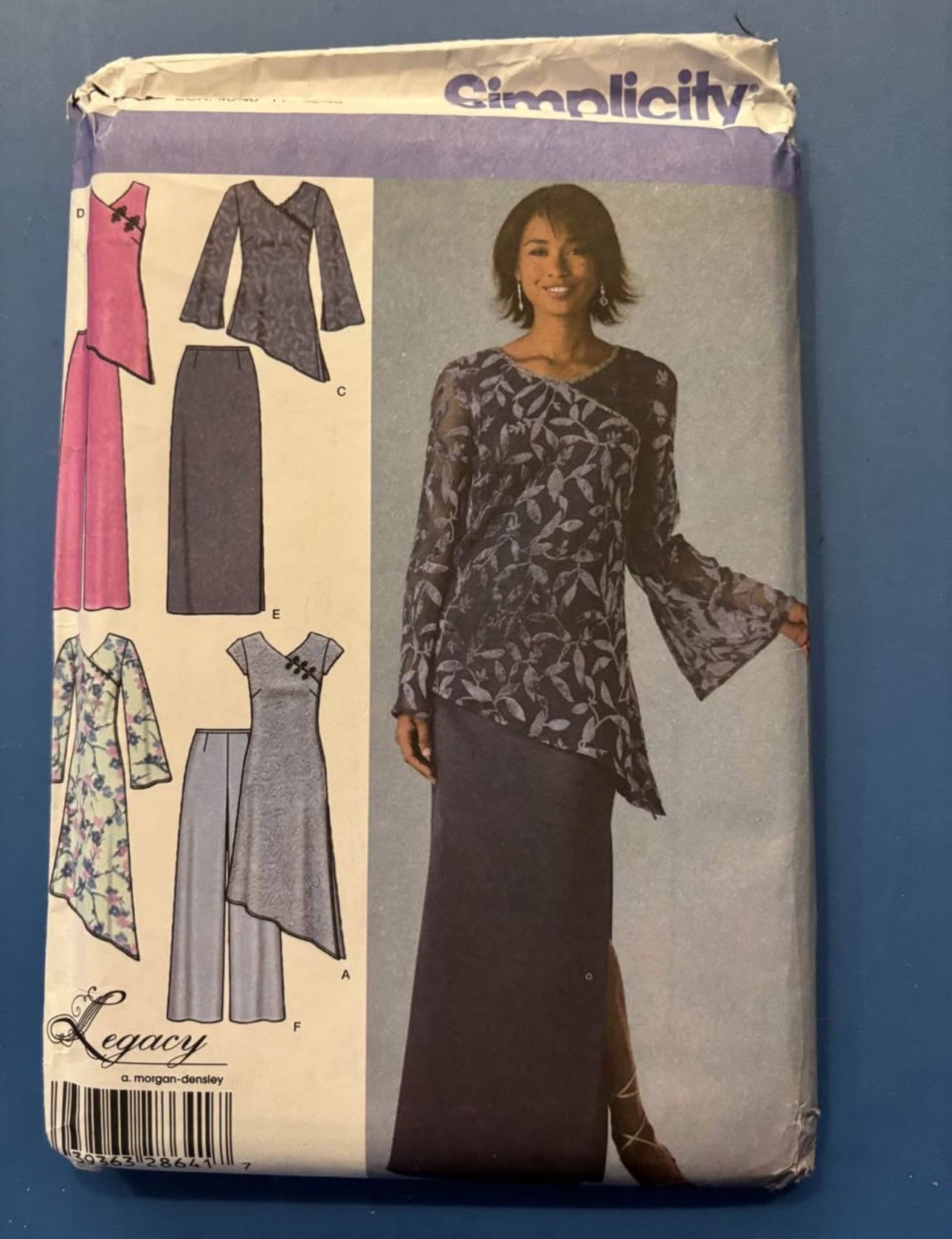 Simplicity paper sewing pattern 4775 modern evening wear pants skirt tunic; size 14-20