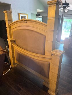 bed frame and head board