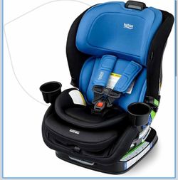 Britax Poplar Convertible Car Seat, 2-in-1 Car Seat with Slim 17-Inch Design, ClickTight Technology, Cobalt Onyx.