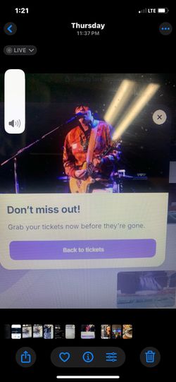 6 Santana tickets Shorline Mt.View concert