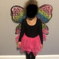 Halloween Costume Butterfly Size 6-8