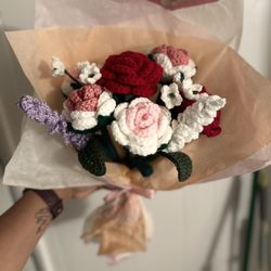 Flower Crochet Bouquets 