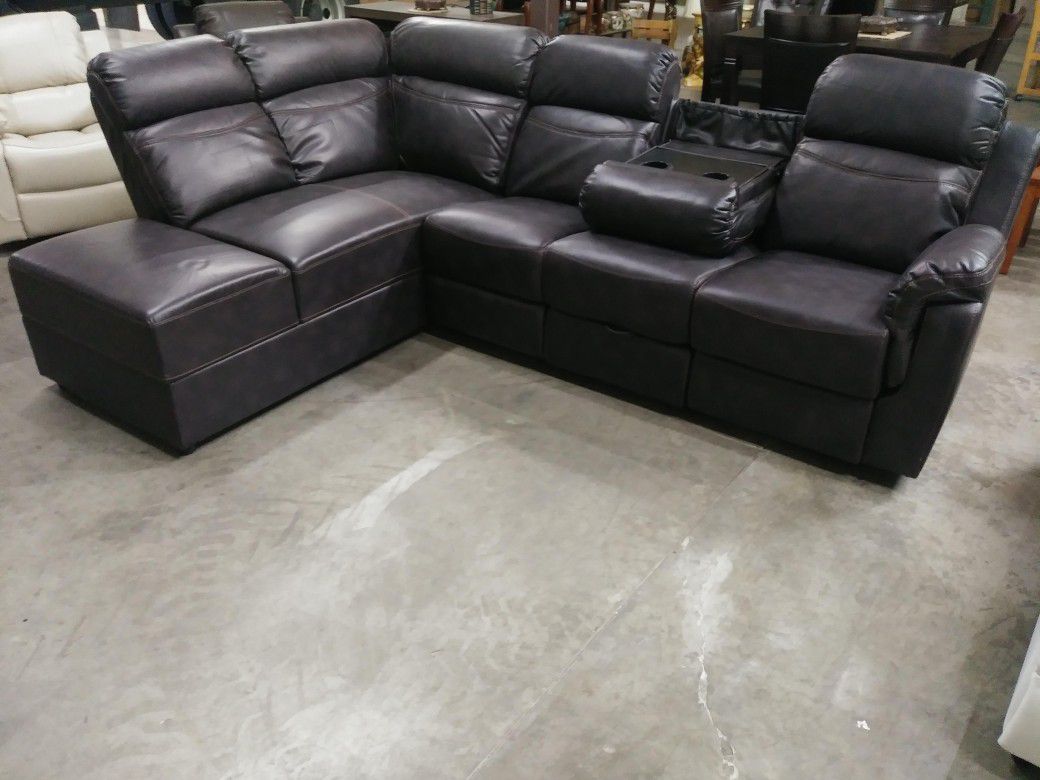 New Reclining Sectional