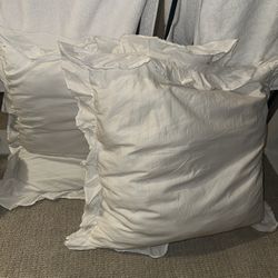 Two Big White Pillows 