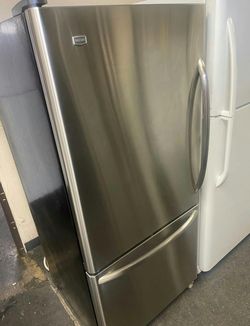 Maytag Stainless Steel Bottom Freezer Fridge