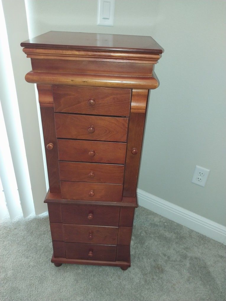 Large Wood Jewelry Box