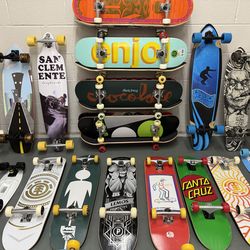 Custom and prebuilt skateboards