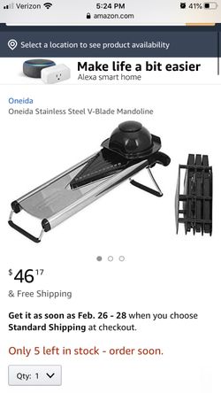 V-blade mandoline