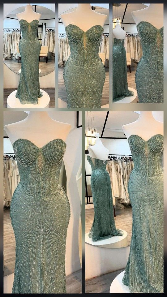 I sell or rent beautiful LADIVINE size 8 dress, with label‼️