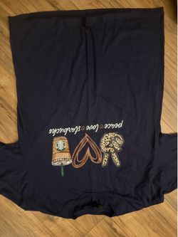 PEACE LOVE STARBUCKS TEE SHIRT