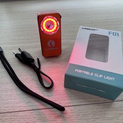 Brand New F01 Compact Triple Light Source Clip-on Flashlight, 1200 Lumens with Flood, Spot, and Red Light, USB-C Rechargeable, IPX8 SKU126-S1