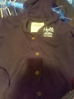 Hollister jacket large button up