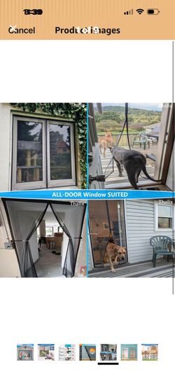 New Magnetic Screen Door, 66x96 inch Left Right Side Opening Upgraded Pets Mesh Greater Than Polyester, $25 $35 • EL CAJON, CA