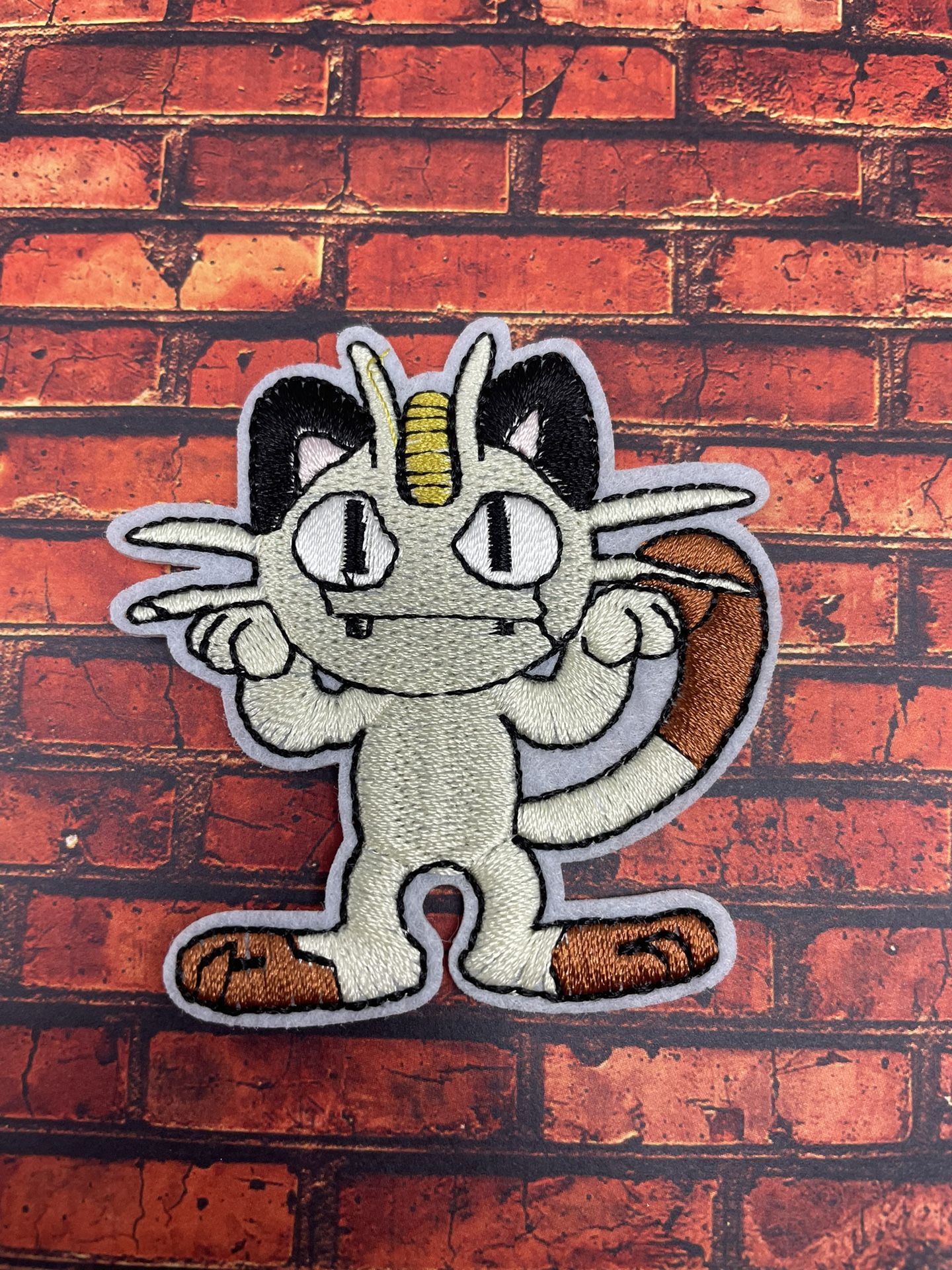 Meowth Pokemon Iron-on Patch