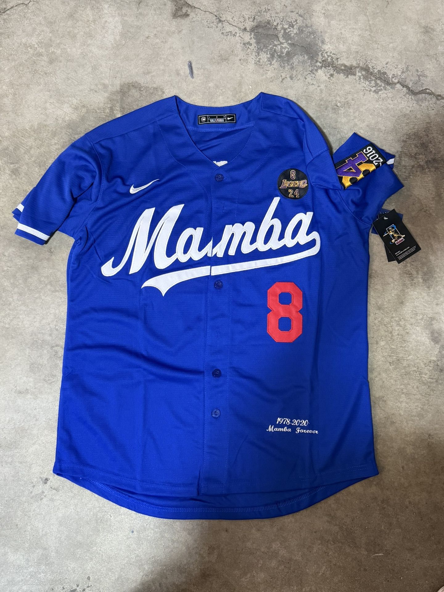 Dodgers Nike Mamba Kobe Bryant Jersey