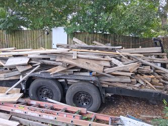 Pressure treated lumber.